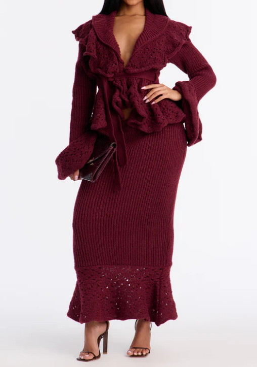 Classy Knit Slim 2pc Set