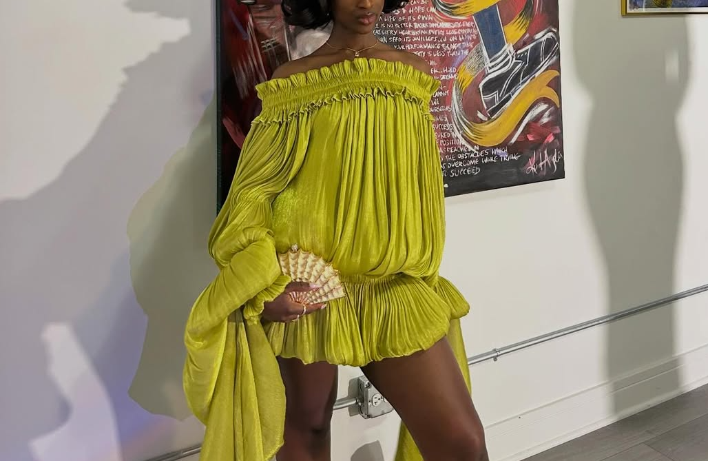 Off Shoulder Ruffle Dress