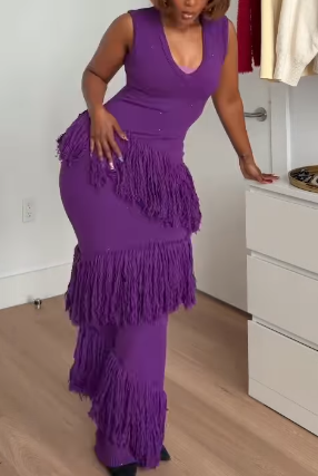 Fringe Max Dress