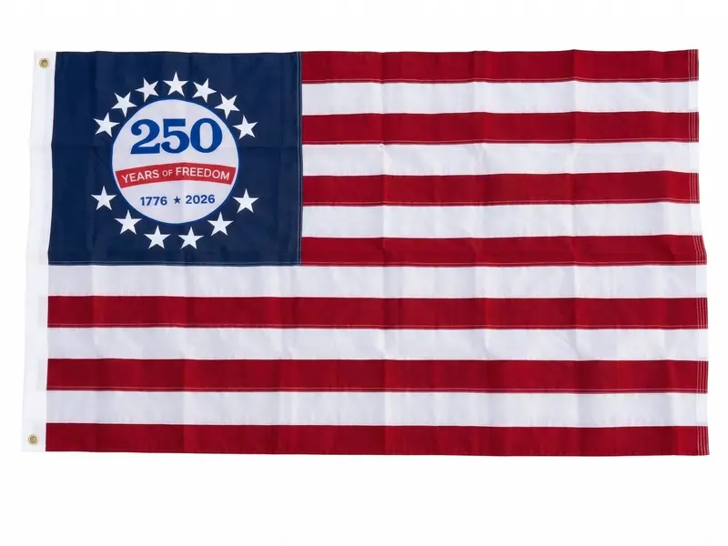 QLASH 250th Anniversary Commemorative USA Flag (1776–2026)