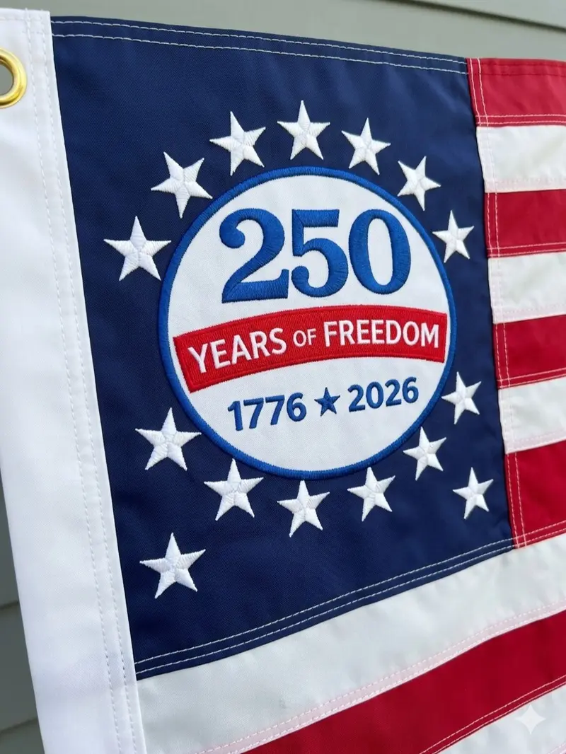 QLASH 250th Anniversary Commemorative USA Flag (1776–2026)
