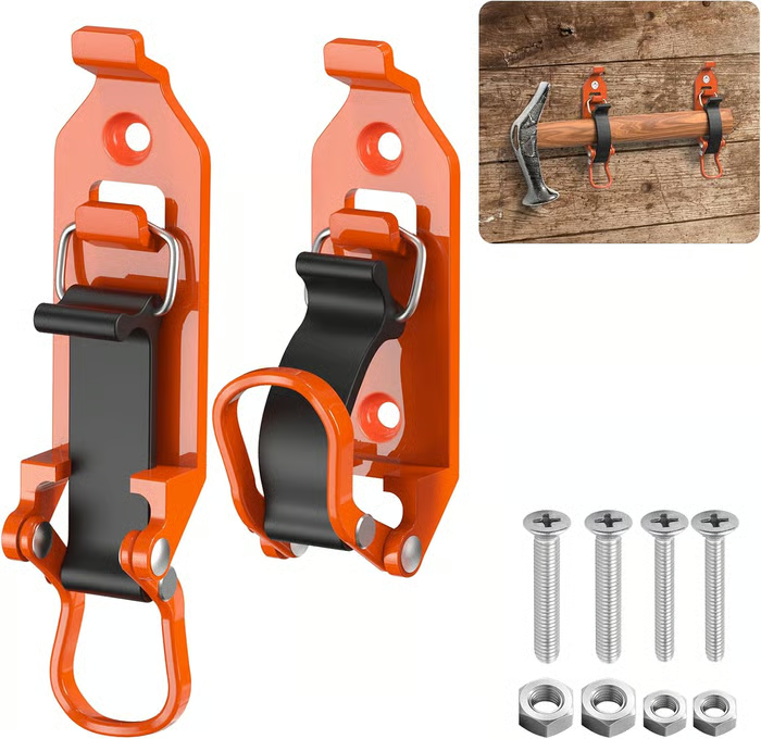 🛠️ Heavy Duty Metal Rubber Shovel Mount Kit