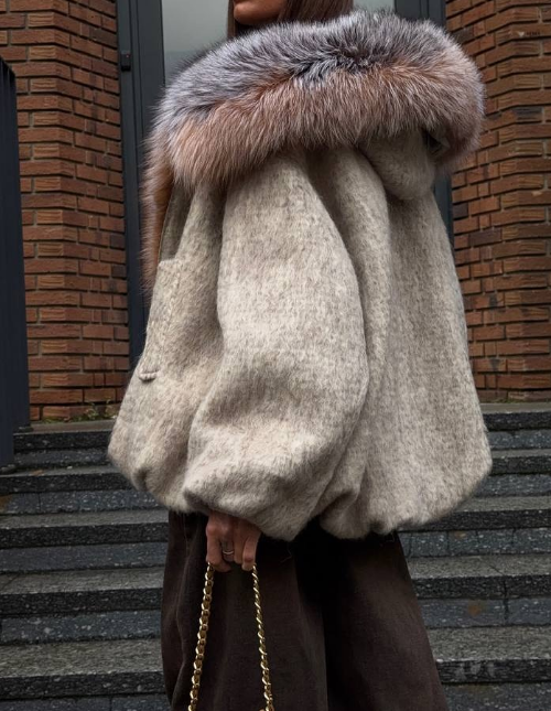Faux Fur Pop Jacket