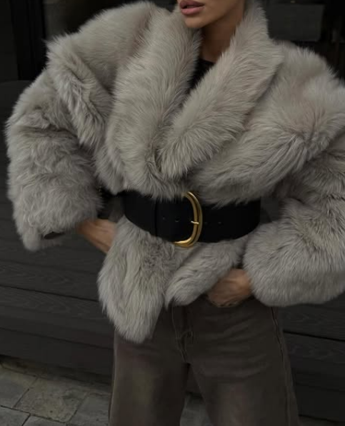 Fancy Warp Faux Fur Jacket