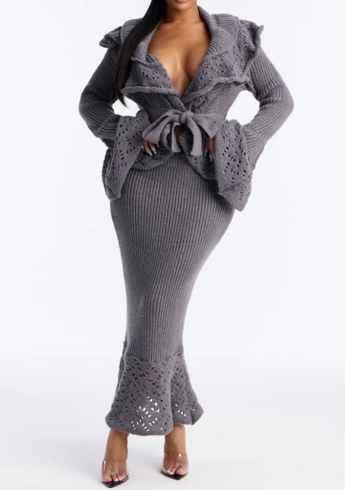 Classy Knit Slim 2pc Set