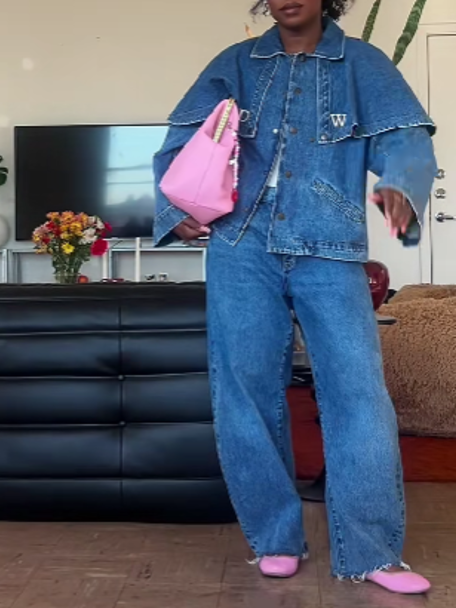 Denim Shawl Design Set